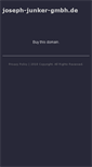 Mobile Screenshot of joseph-junker-gmbh.de